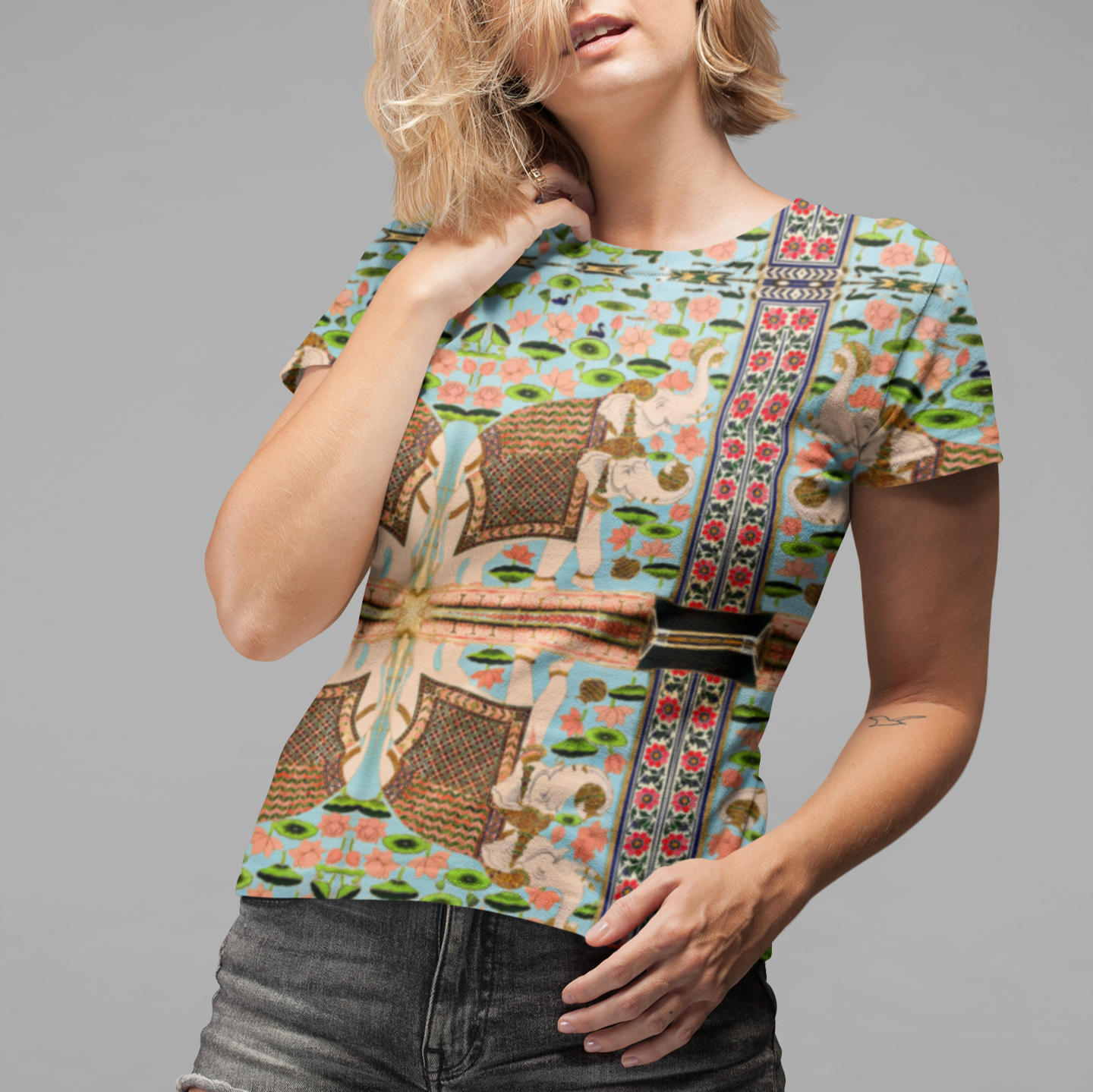 Udaipur Elephants Women's T-shirt