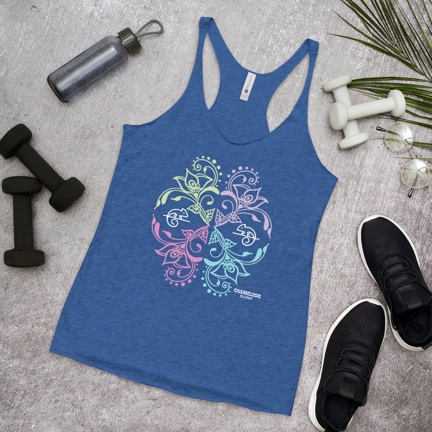 Chameleon Bouquet Women's Racerback Tank
