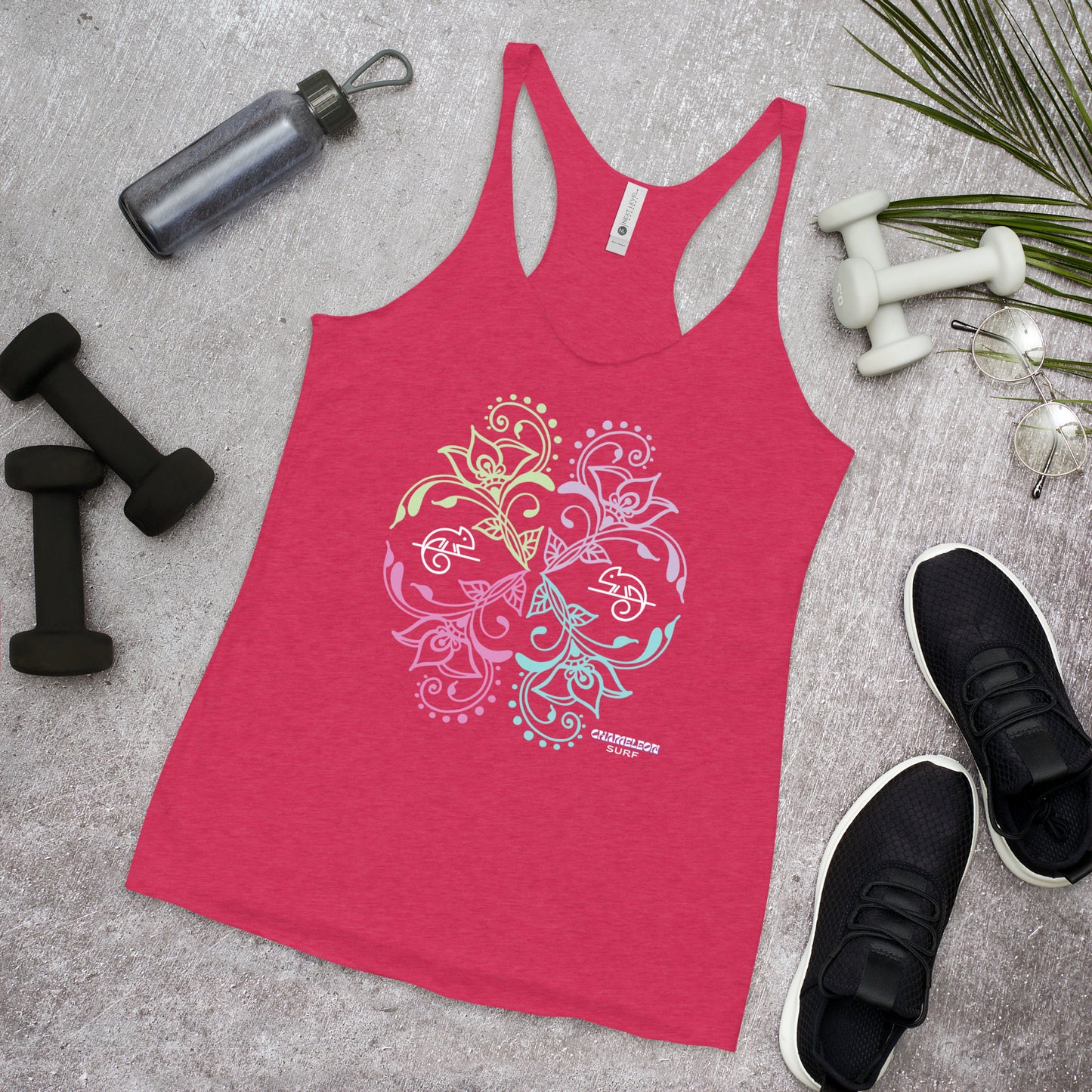 Chameleon Bouquet Women's Racerback Tank