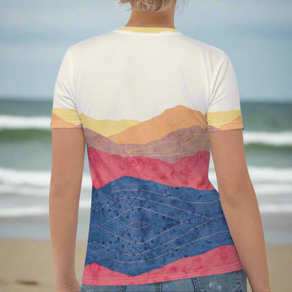 Sunset River Mountains Women's T-shirt