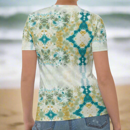 Palm Tree Acid Trip Green Women's T-Shirt