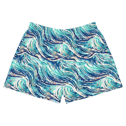 Aqua Waves Women’s Athletic Shorts