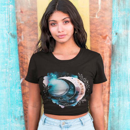 Crescent Sage Moon Women's Short Sleeve T-Shirt