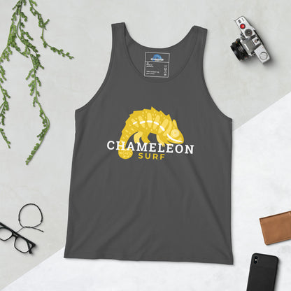 Yellow Chameleon Surf Men's Tank Top