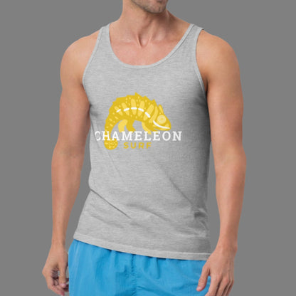 Yellow Chameleon Surf Men's Tank Top