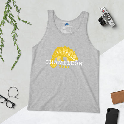 Yellow Chameleon Surf Men's Tank Top