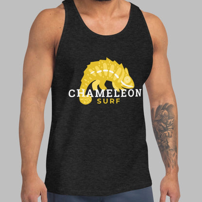 Yellow Chameleon Surf Men's Tank Top