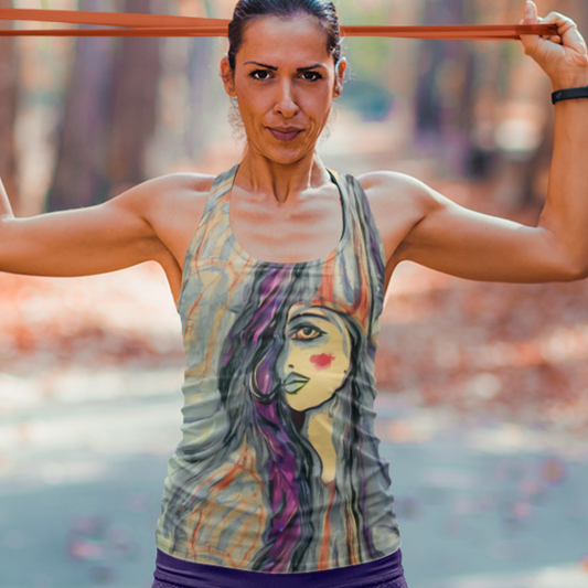 Slate Fog Boho Women's Tank Top