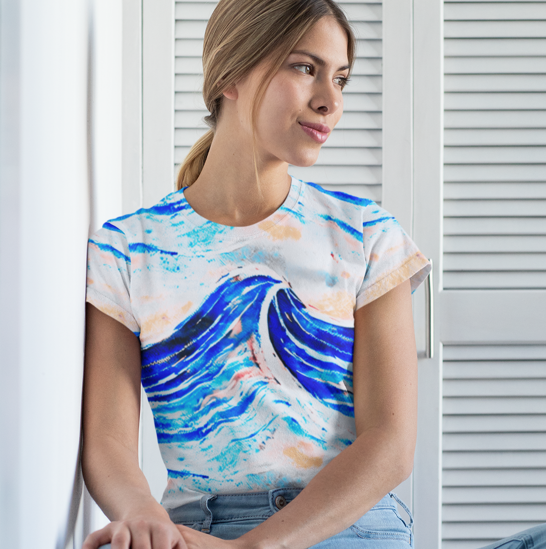 Big Blue Waves Women's T-Shirt