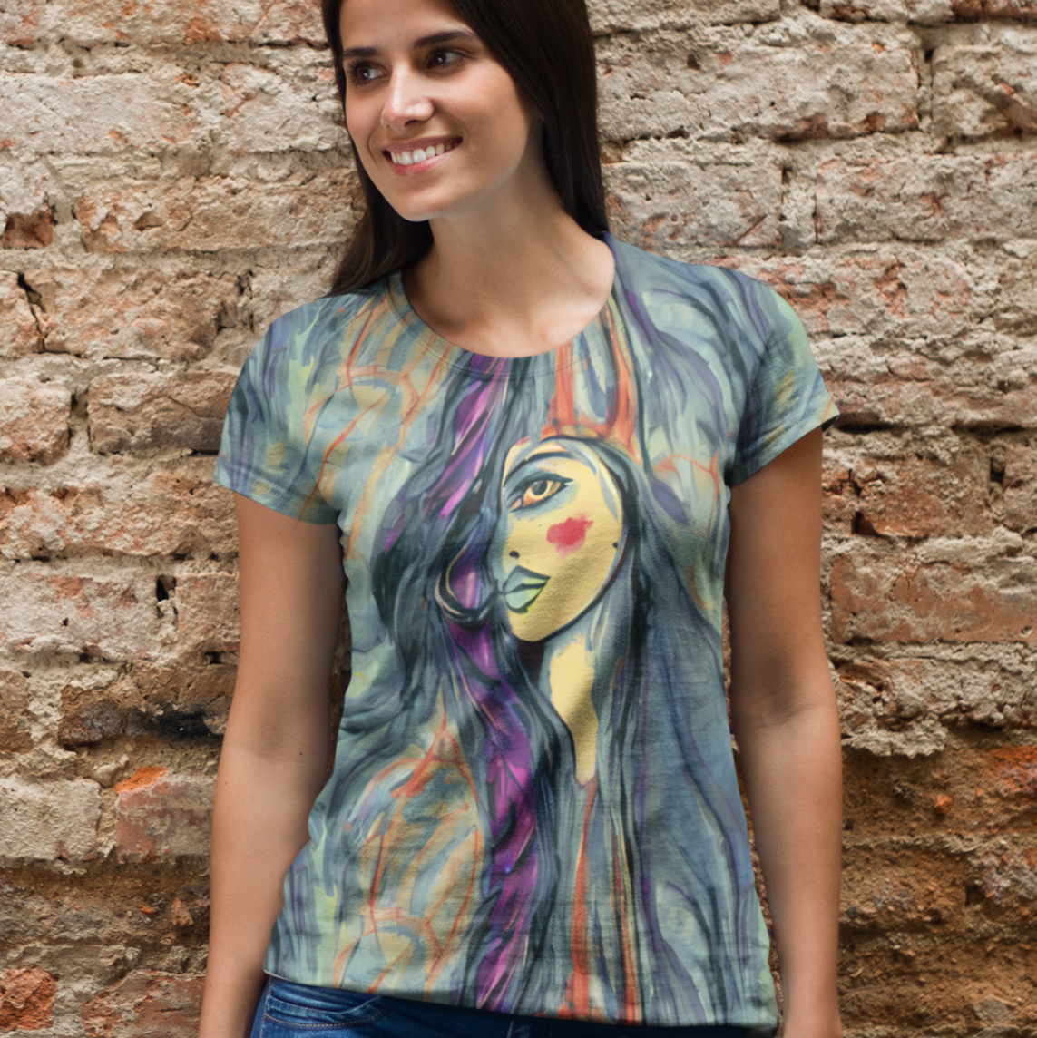Slate Fog Boho Women's T-shirt