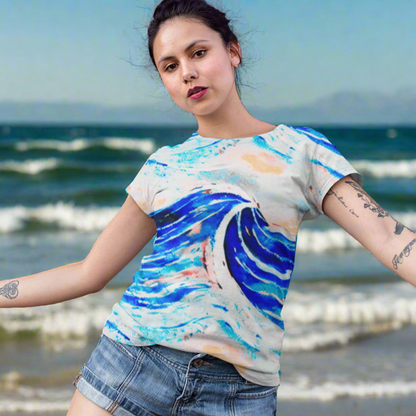 Big Blue Waves Women's T-Shirt