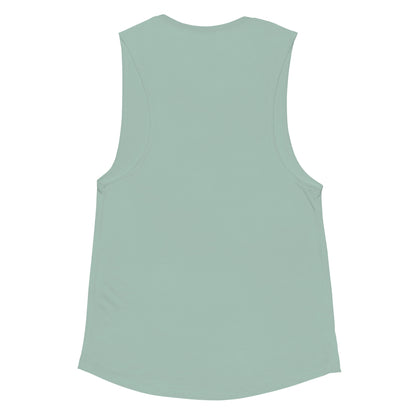Yellow Chameleon Surf Women's Muscle Tank Top
