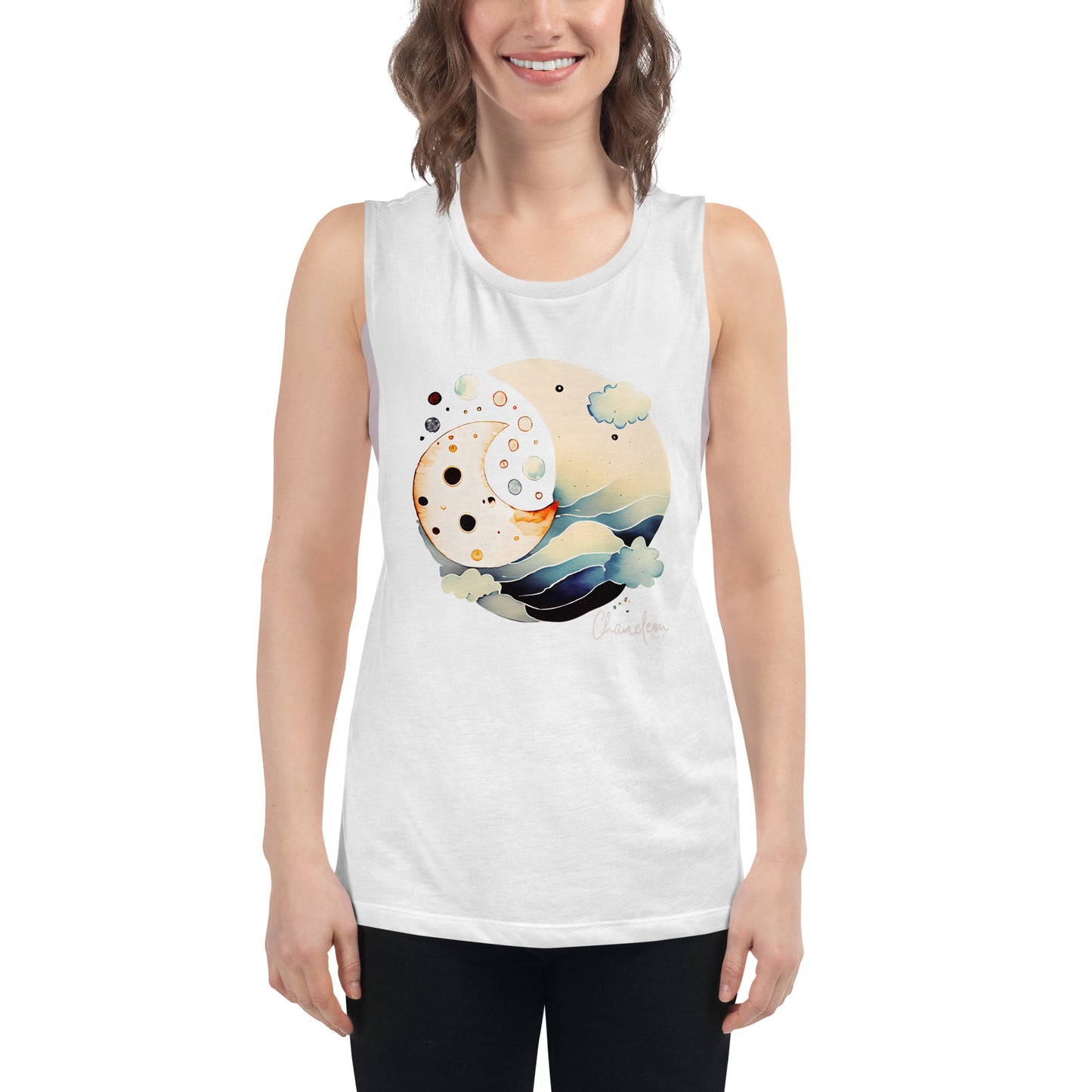 Two Moon Surf Women's Muscle Tank Top