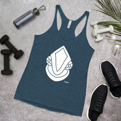 White Face Off Chameleon Surf Women's Racerback Tank