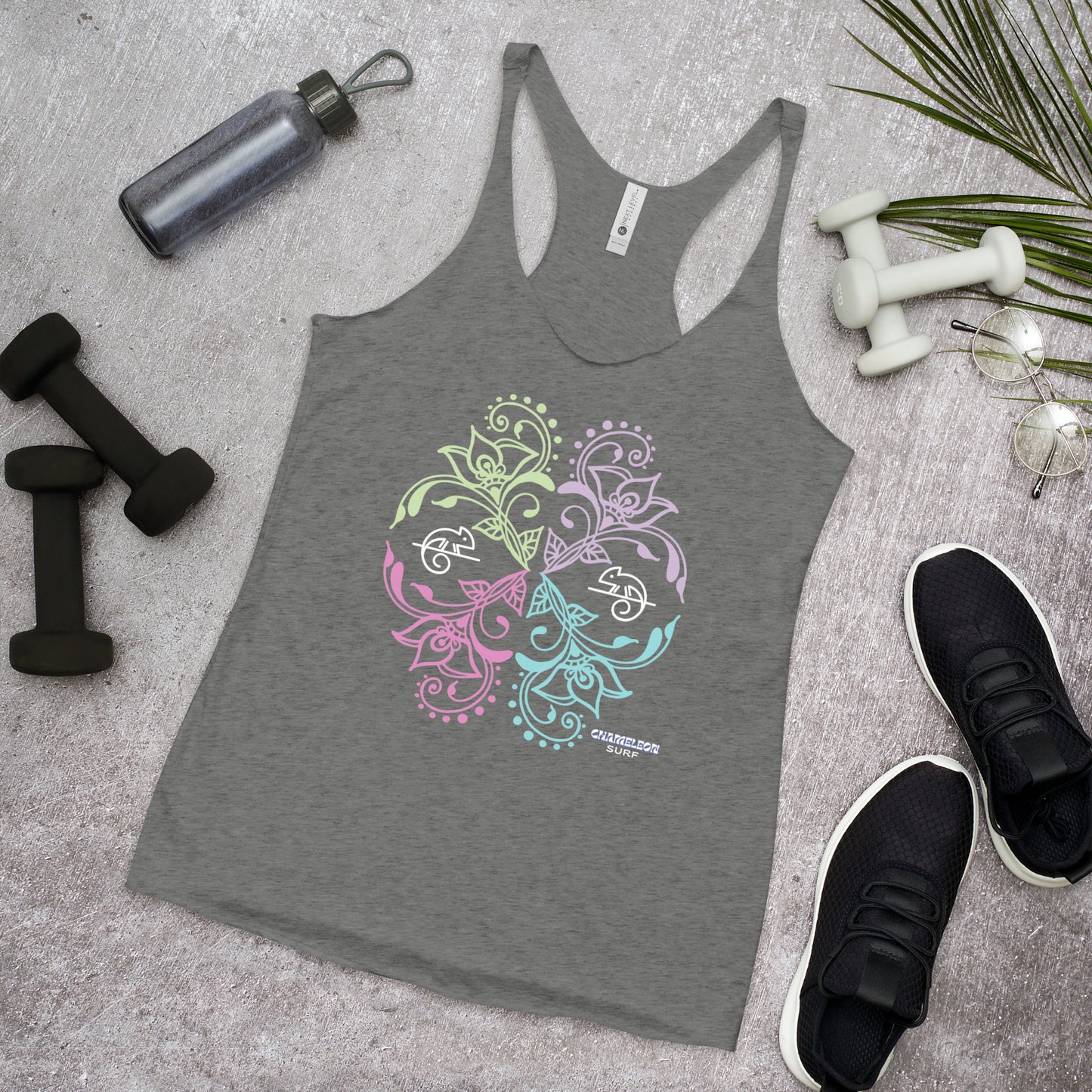 Chameleon Bouquet Women's Racerback Tank