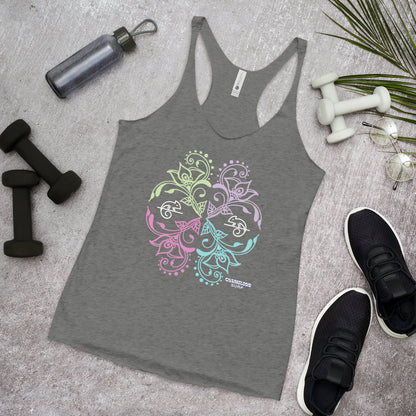 Chameleon Bouquet Women's Racerback Tank