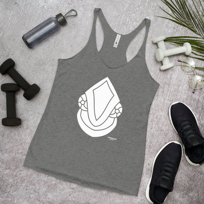 White Face Off Chameleon Surf Women's Racerback Tank