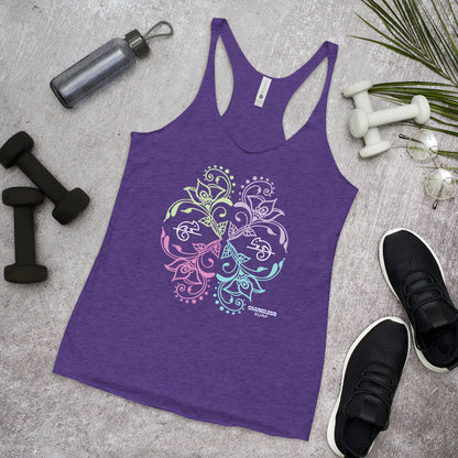 Chameleon Bouquet Women's Racerback Tank