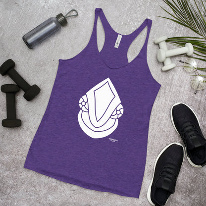 White Face Off Chameleon Surf Women's Racerback Tank