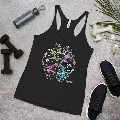 Chameleon Bouquet Women's Racerback Tank