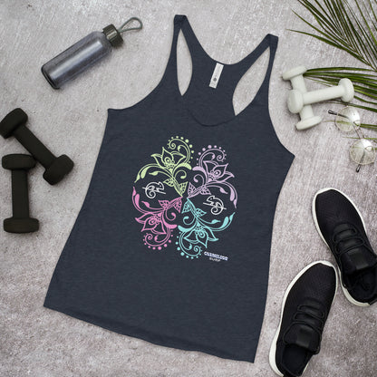 Chameleon Bouquet Women's Racerback Tank