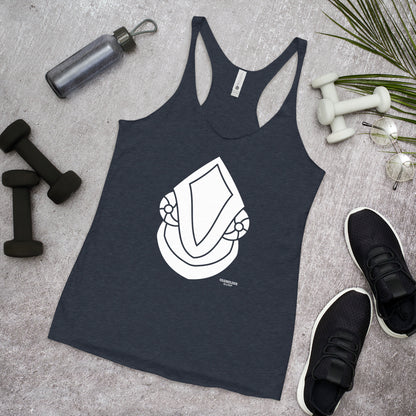 White Face Off Chameleon Surf Women's Racerback Tank