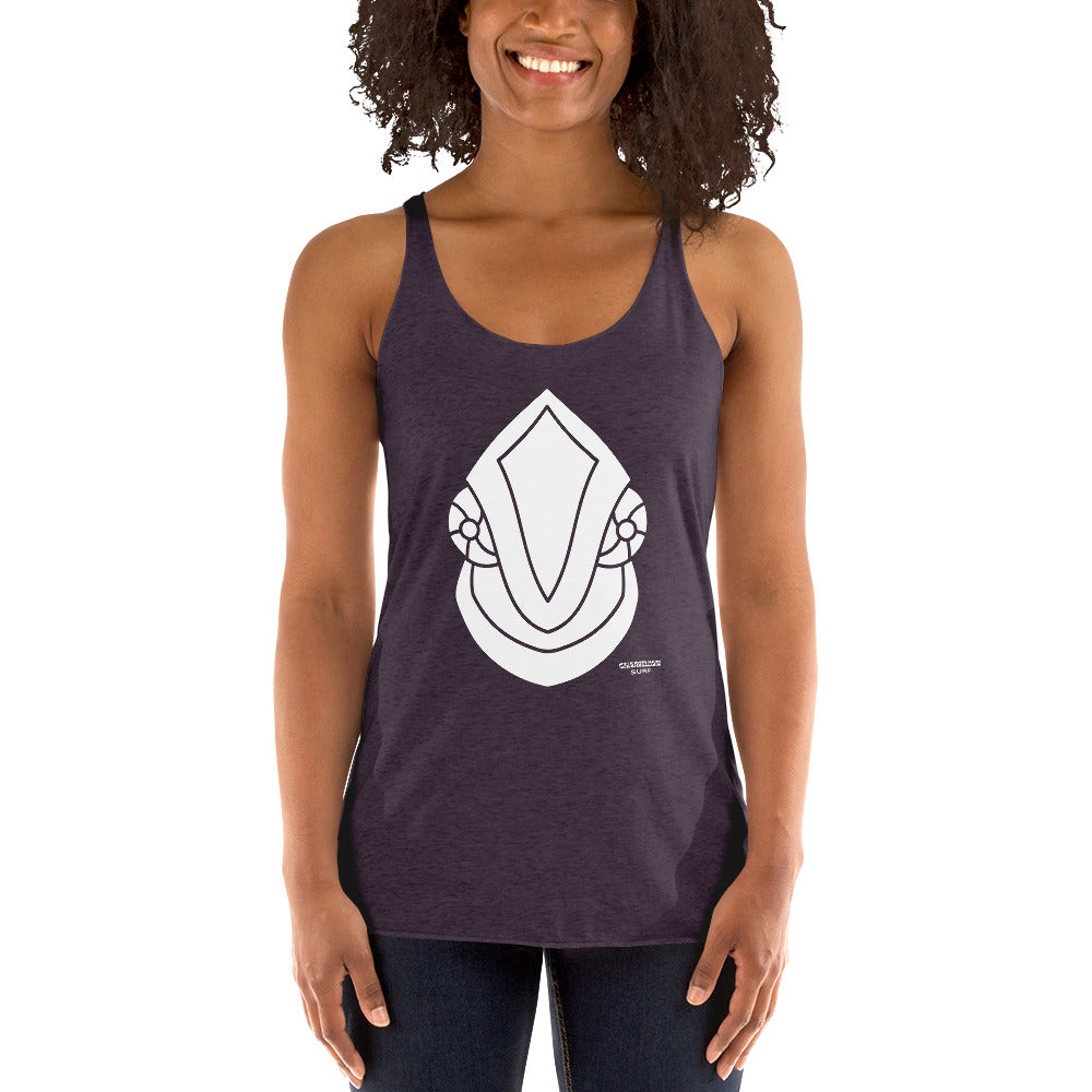 White Face Off Chameleon Surf Women's Racerback Tank