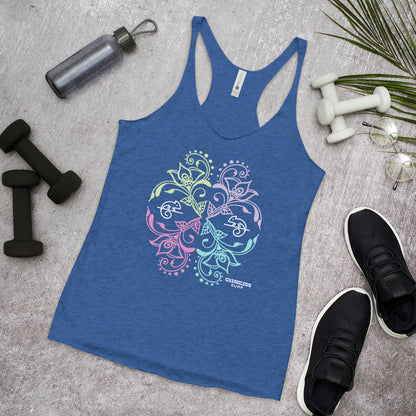 Chameleon Bouquet Women's Racerback Tank