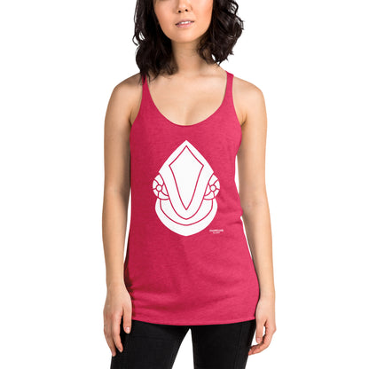 White Face Off Chameleon Surf Women's Racerback Tank