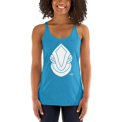 White Face Off Chameleon Surf Women's Racerback Tank