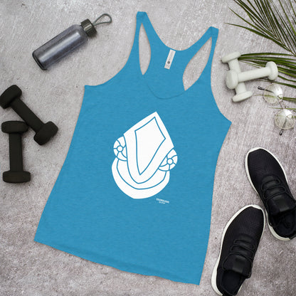 White Face Off Chameleon Surf Women's Racerback Tank